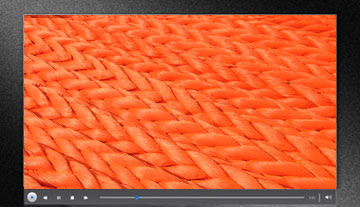 三股超高分子量聚乙烯绳索